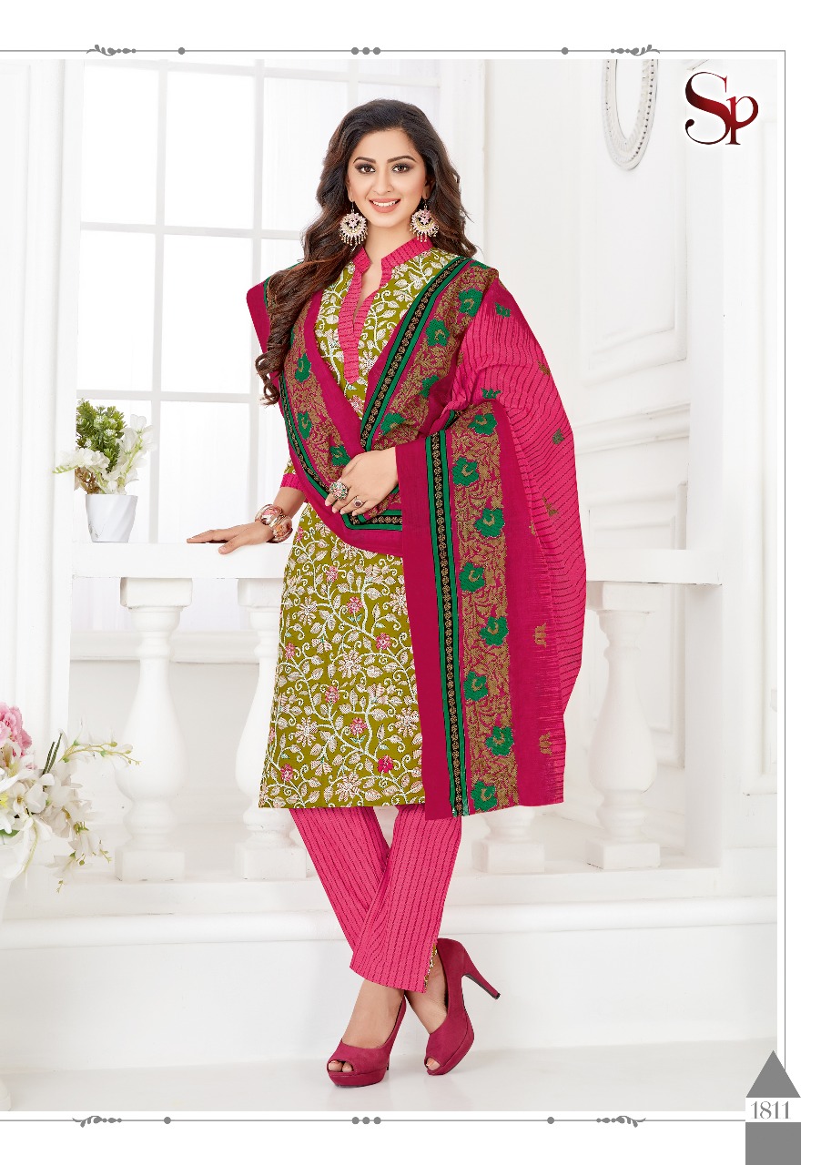 Drishti Vol-18 By Saubhagya Prints 1801 To 1816 Series Beautiful Colorful Stylish Fancy Casual Wear & Ethnic Wear & Ready To Wear Pure Cotton Dresses At Wholesale Price