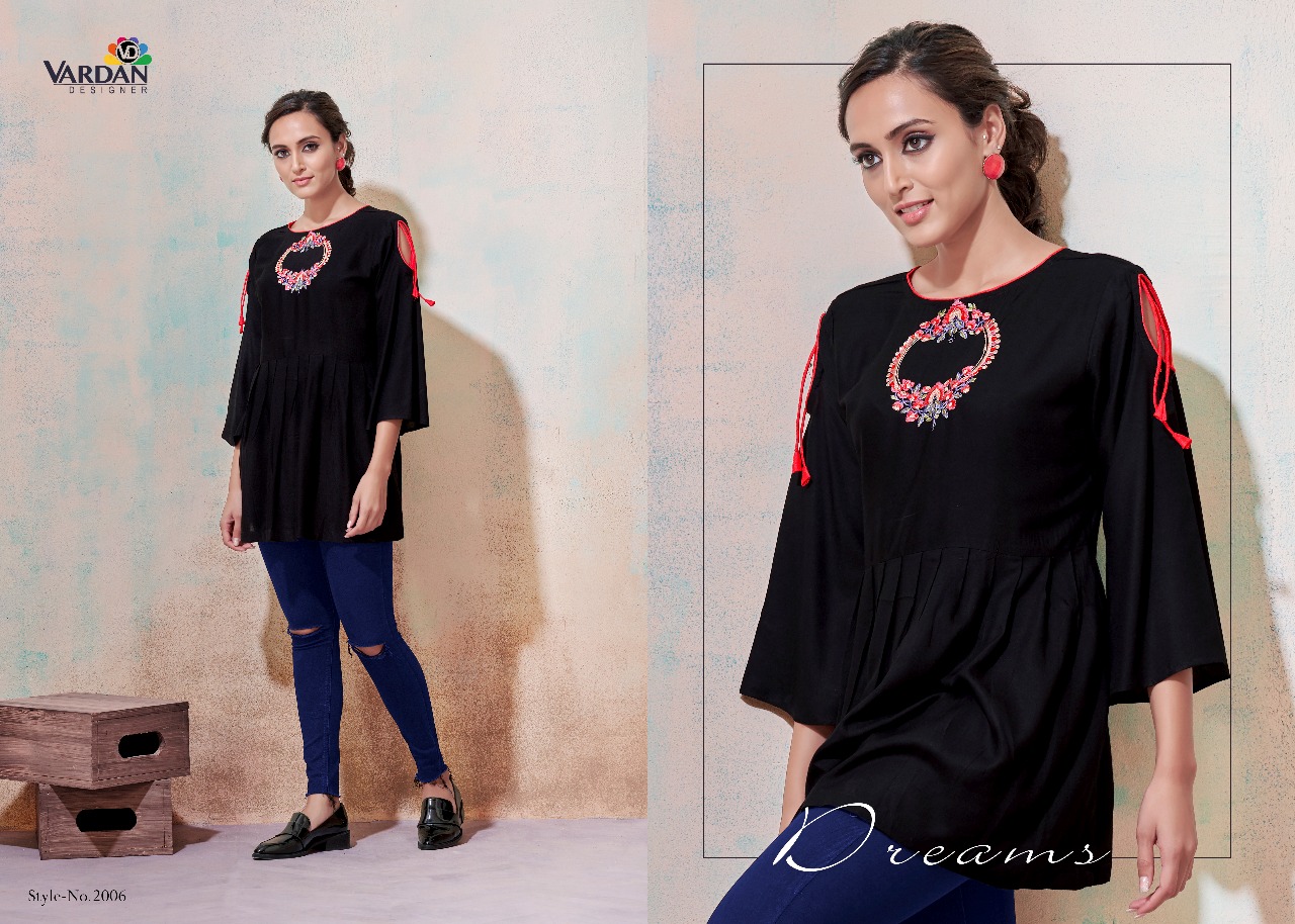 Ira Vol-1 By Vardan Designer 2001 To 2011 Series Beautiful Colorful Stylish Fancy Casual Wear & Ethnic Wear & Ready To Wear Heavy Rayon Tops At Wholesale Price