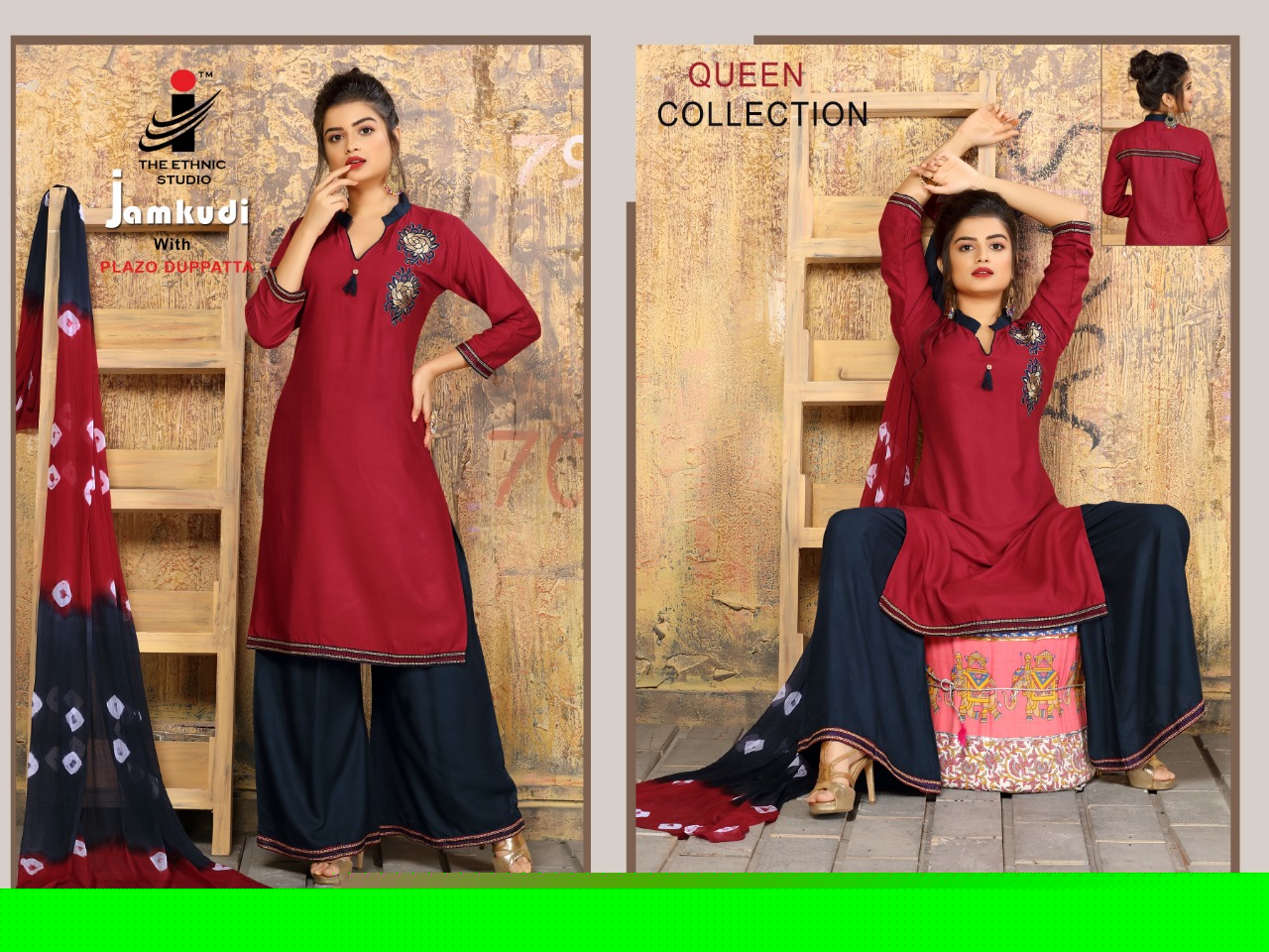 Jam Kudi By The Ethinic Studio 001 To 008 Series Beautiful Suits Stylish Fancy Colorful Party Wear & Occasional Wear Heavy Rayon Embroidery Dresses At Wholesale Price
