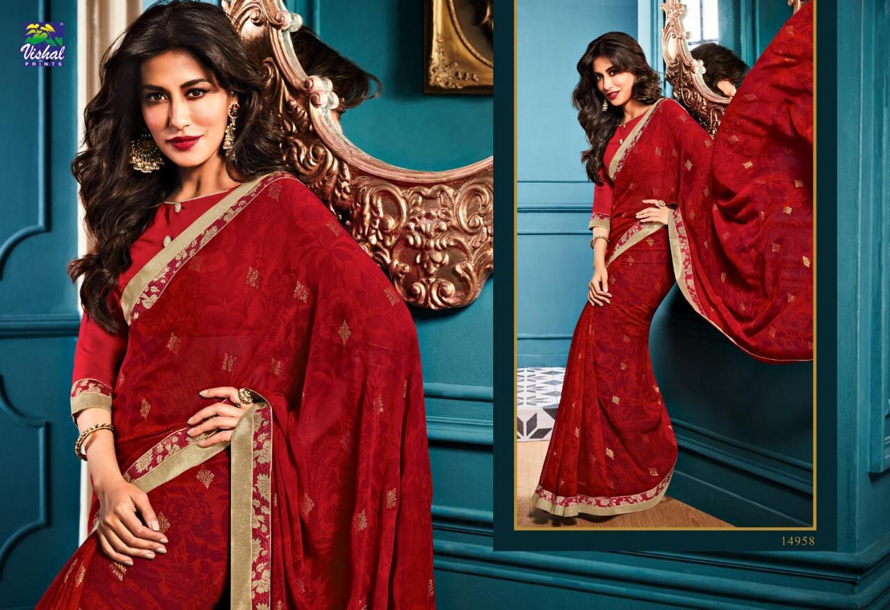 Kaavya By Vishal Prints 14949 To 14972 Series Indian Traditional Wear Collection Beautiful Stylish Fancy Colorful Party Wear & Occasional Wear Fancy Sarees At Wholesale Price