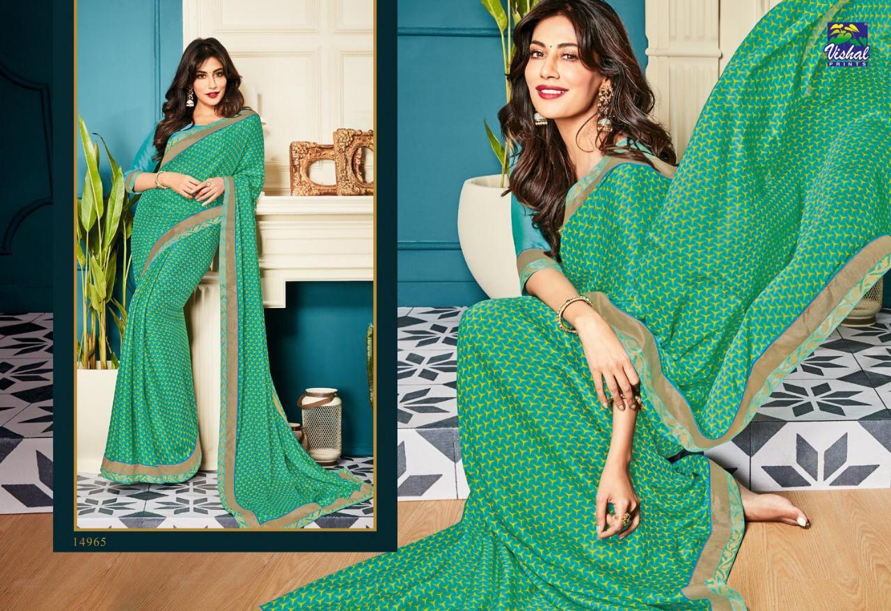 Kaavya By Vishal Prints 14949 To 14972 Series Indian Traditional Wear Collection Beautiful Stylish Fancy Colorful Party Wear & Occasional Wear Fancy Sarees At Wholesale Price
