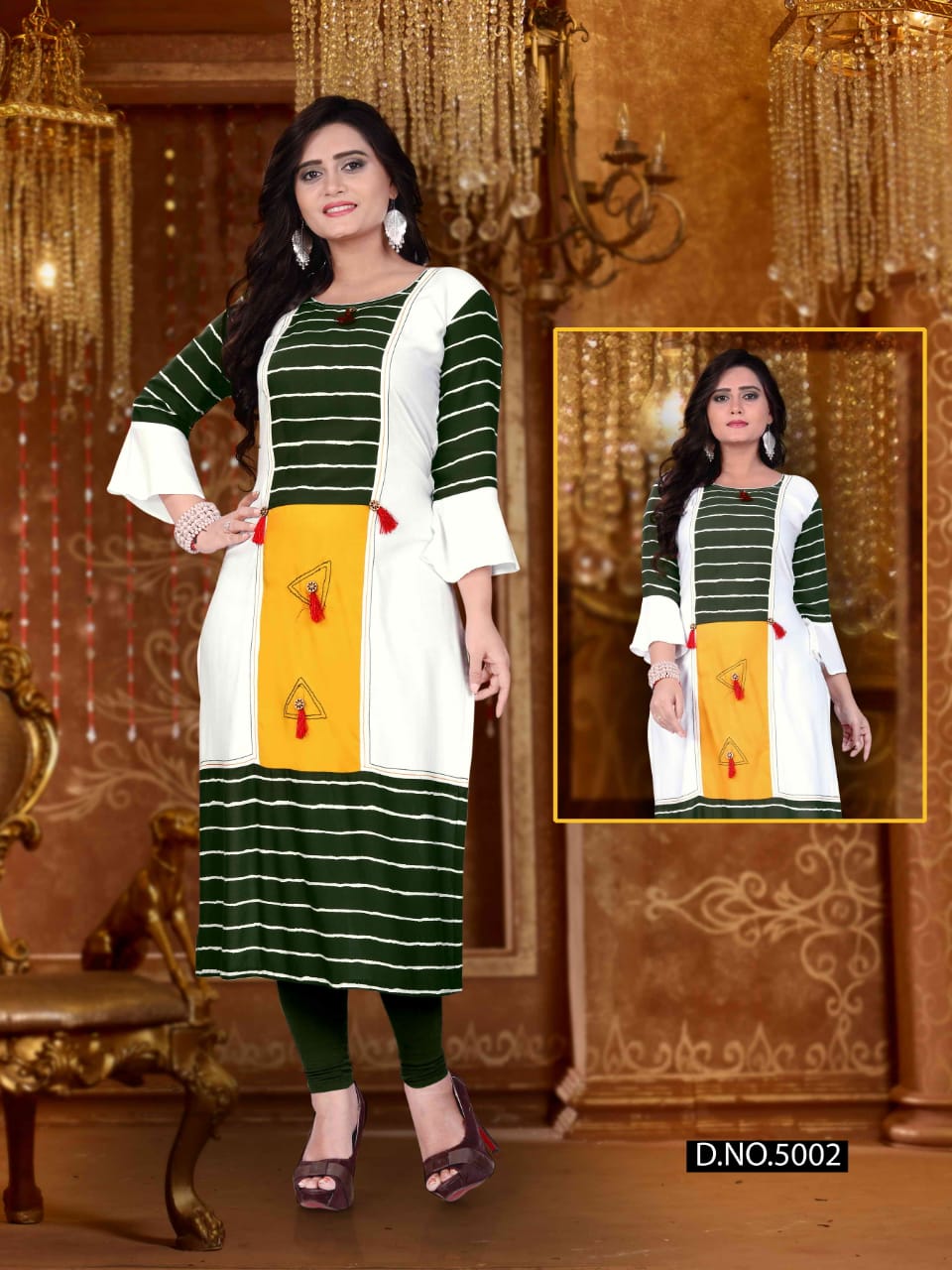 Kulfi Vol-5 By Aarav Collection 5001 To 5008 Series Beautiful Colorful Stylish Fancy Casual Wear & Ethnic Wear & Ready To Wear Pure Rayon Cotton Air-jet Kurtis At Wholesale Price