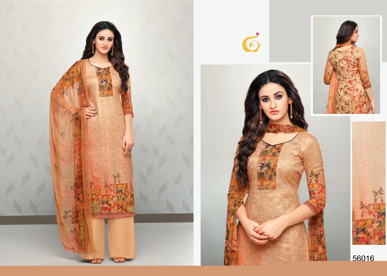 Lafizaa By Glosima Nx 56007 To 56016 Series Beautiful Suits Stylish Fancy Colorful Casual Wear & Ethnic Wear Jam Satin Work Dresses At Wholesale Price