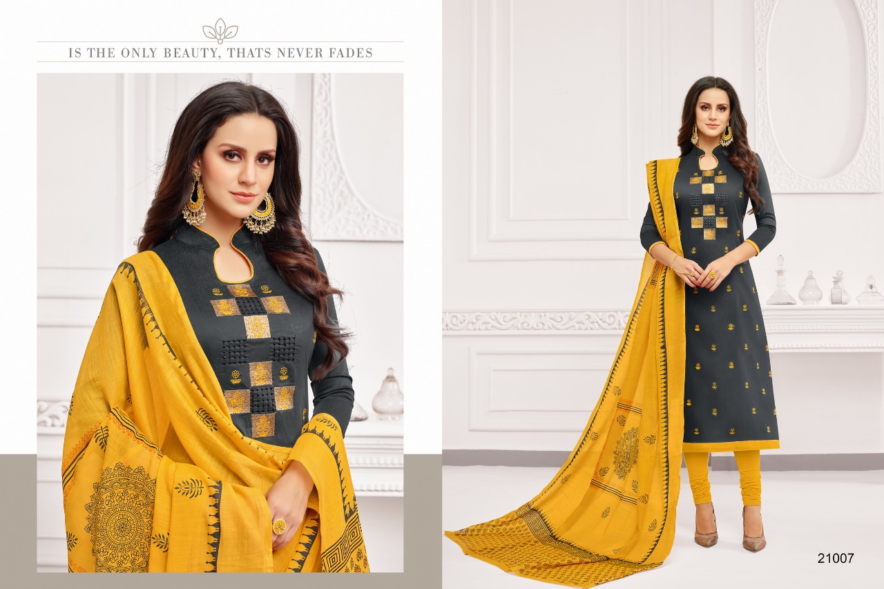 Lerissa By Kapil Tex 21001 To 21012 Series Beautiful Pakistani Suits Colorful Stylish Fancy Casual Wear & Ethnic Wear Soft Cotton Embroidery Dresses At Wholesale Price