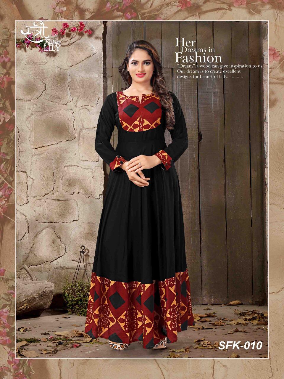 Lily By Stree Fashion Designer Beautiful Stylish Colorful Fancy Ready To Wear & Casual Wear & Ethnic Wear Linen/rayon Printed Kurtis At Wholesale Price