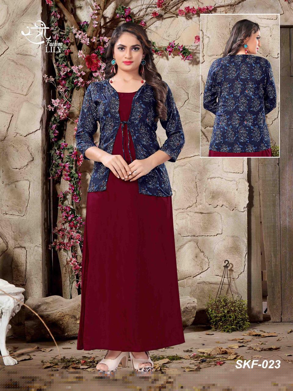 Lily By Stree Fashion Designer Beautiful Stylish Colorful Fancy Ready To Wear & Casual Wear & Ethnic Wear Linen/rayon Printed Kurtis At Wholesale Price