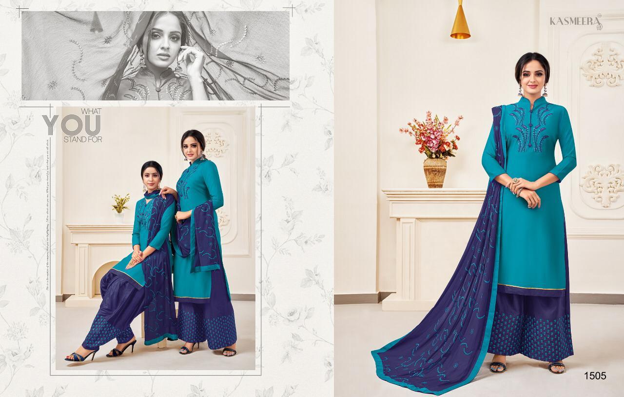 Mahreen Vol-3 By Kasmeera 1503 To 1514 Series Designer Wedding Collection Beautiful Stylish Fancy Colorful Party Wear & Occasional Wear Pure Cotton Silk With Work Dresses At Wholesale Price