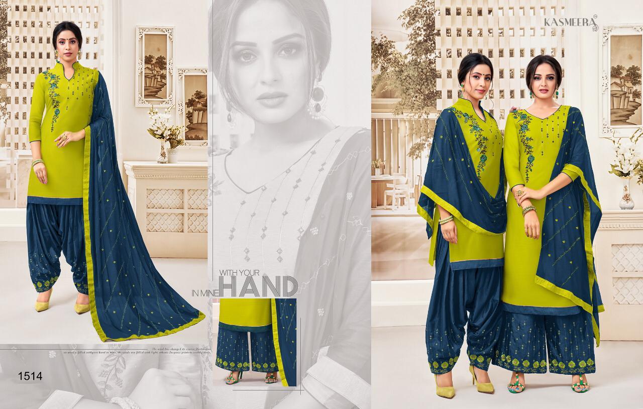 Mahreen Vol-3 By Kasmeera 1503 To 1514 Series Designer Wedding Collection Beautiful Stylish Fancy Colorful Party Wear & Occasional Wear Pure Cotton Silk With Work Dresses At Wholesale Price