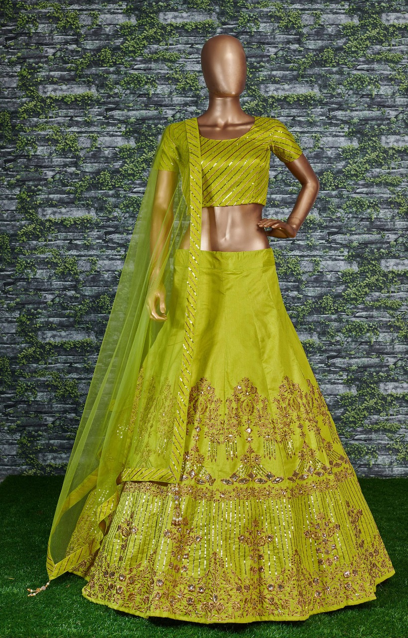 Manyavar By Fashid Wholesale 1001 To 1004 Series Indian Traditional Beautiful Stylish Designer Heavy Embroidered Party Wear Mulberry/bangalori Silk Lehengas At Wholesale Price