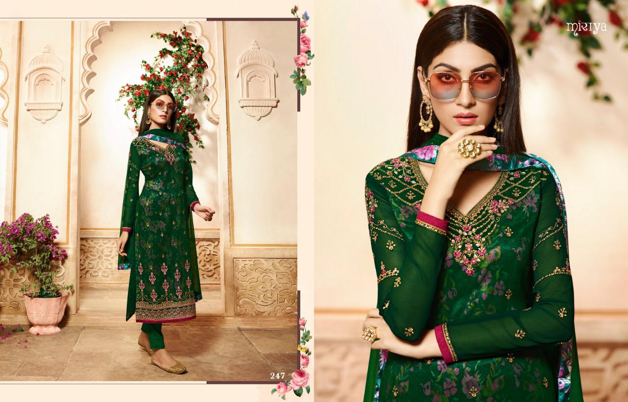 Miraya Vol-3 By Aarav Trendz 245 To 252 Series Beautiful Sharara Suits Stylish Fancy Colorful Ethnic Wear & Party Wear Real Georgette Embroidery Dresses At Wholesale Price
