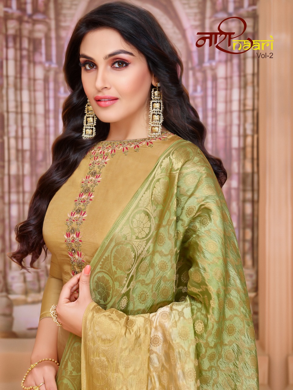 Naari Vol-2 By Moof Fashion 801 To 808 Series Designer Suits Collection Beautiful Stylish Fancy Colorful Party Wear & Occasional Wear Nancy Silk Embroidered Dresses At Wholesale Price