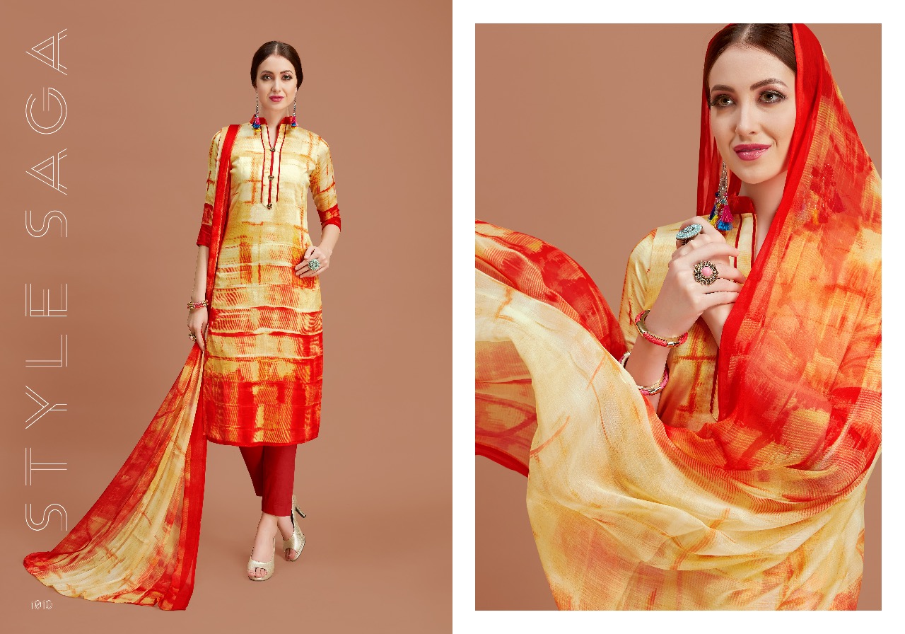 Nazakat By Shri Vijay 1001 To 1010 Series Beautiful Suits Collection Stylish Fancy Colorful Casual Wear & Ethnic Wear Pure Glace Cotton Dresses At Wholesale Price