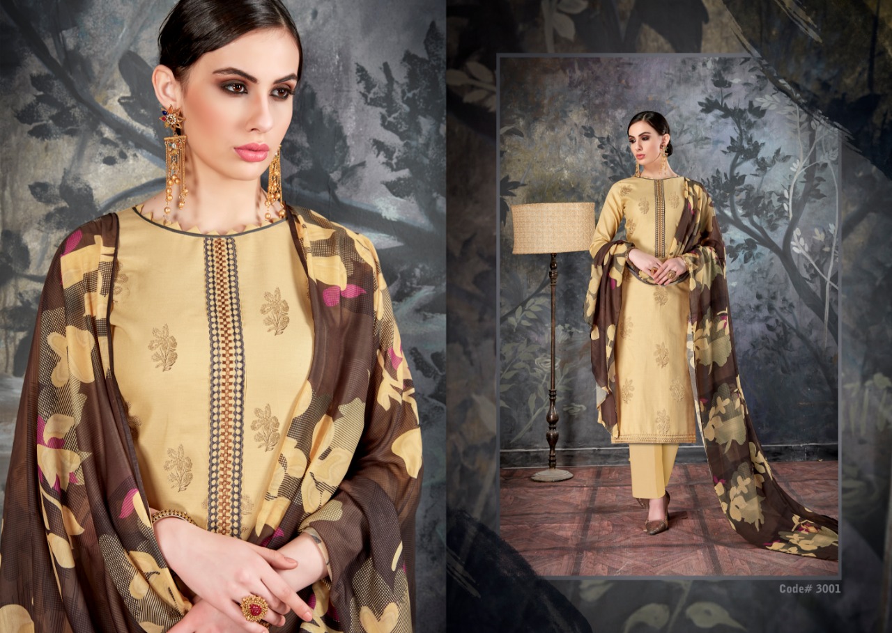 Noor By Kalyan Prints 3001 To 3006 Series Designer Pakistani Suits Beautiful Stylish Fancy Colorful Casual Wear & Ethnic Wear Jam Silk Work Dresses At Wholesale Price