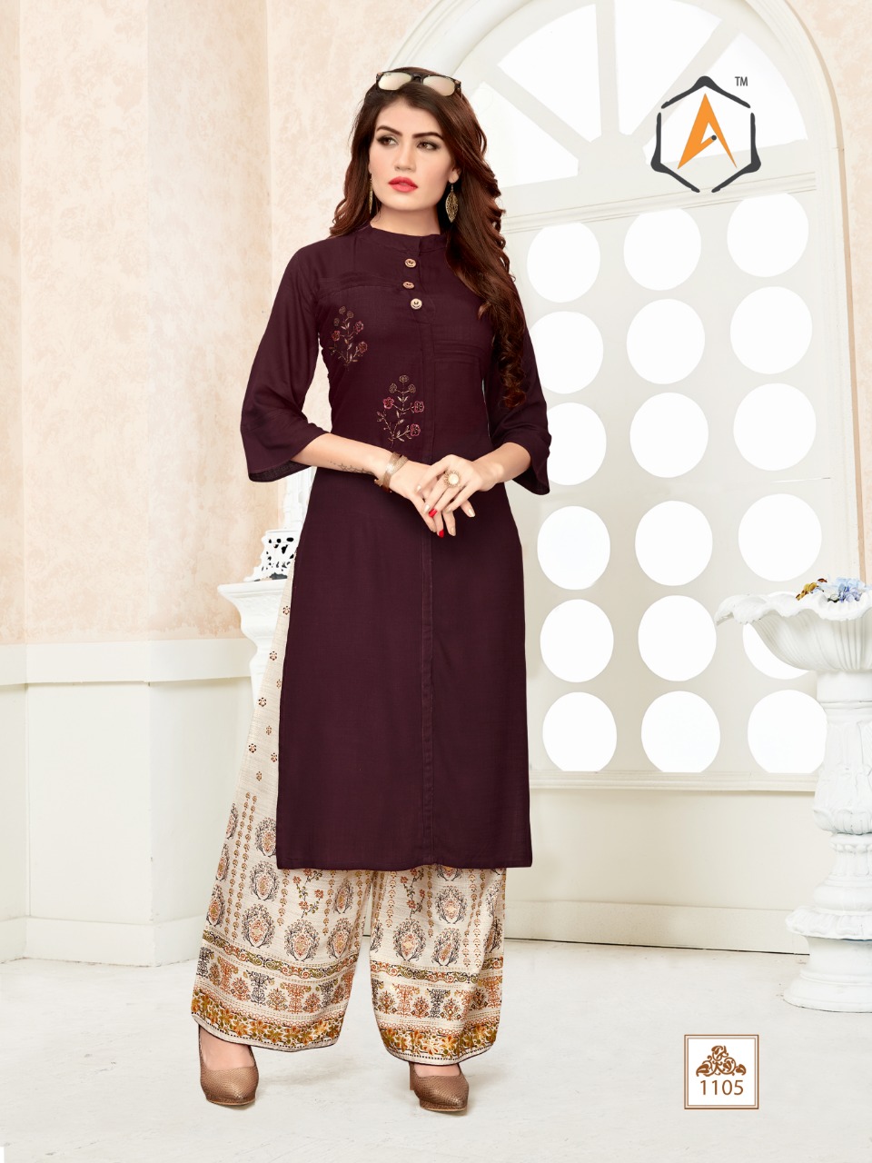 Paridhan By Apple Kurtis 1104 To 1106 Series Stylish Fancy Beautiful Colorful Casual Wear & Ethnic Wear Heavy Rayon Slub Kurtis At Wholesale Price
