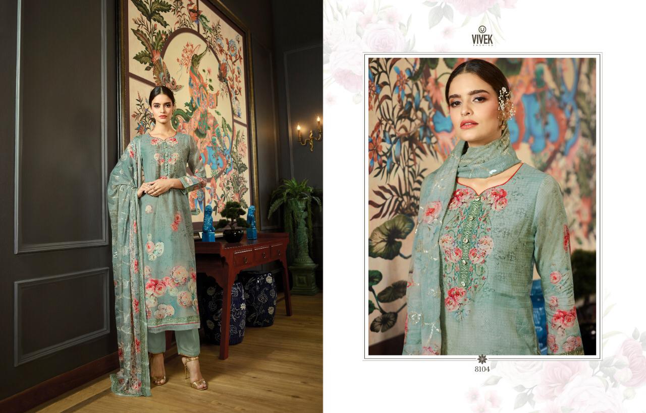 Parina Vol-2 By Vivek Fashion 31 To 38 Series Suits Collection Beautiful Stylish Fancy Colorful Casual Wear & Ethnic Wear Pure Cotton Silk Digital Printed With Embroidery Work Dresses At Wholesale Price