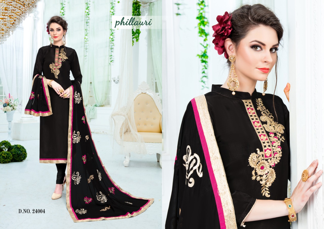 Phillauri Vol-12 By Phillauri 24001 To 24007 Series Designer Anarkali Collection Suits Beautiful Stylish Fancy Colorful Party Wear & Occasional Wear Pure Upada Silk Dresses At Wholesale Price