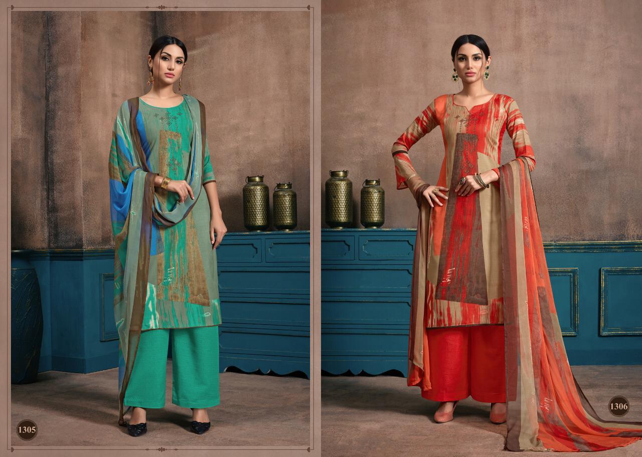 Ragini By Aaa Designer 1301 To 1312 Series Beautiful Pakistani Suits Colorful Stylish Fancy Casual Wear & Ethnic Wear Cotton Slub Print Dresses At Wholesale Price