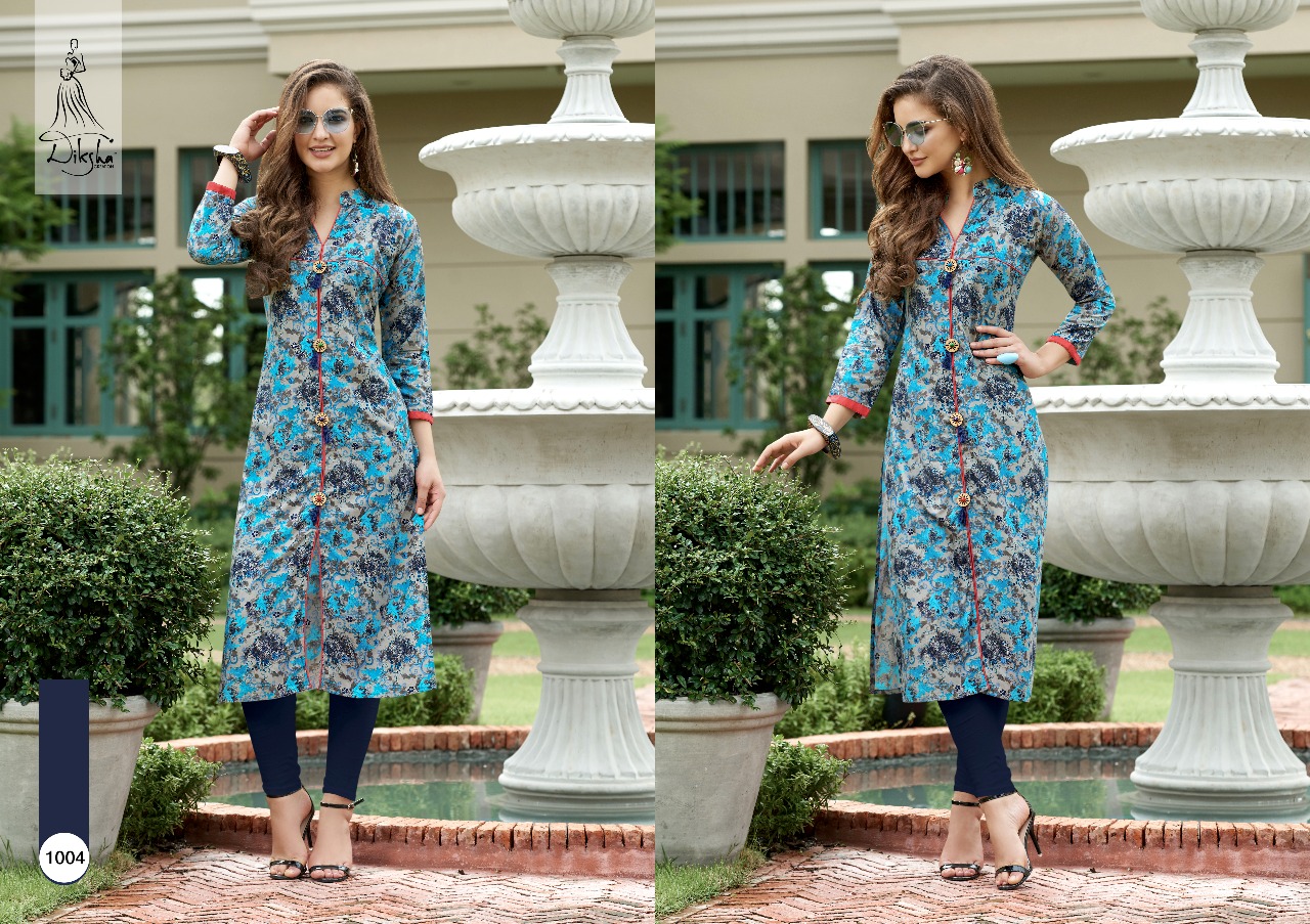 Rich Berry-1 By Diksha Creation 1001 To 1010 Series Beautiful Stylish Fancy Colorful Casual Wear & Ethnic Wear & Ready To Wear Rayon Kurtis At Wholesale Price