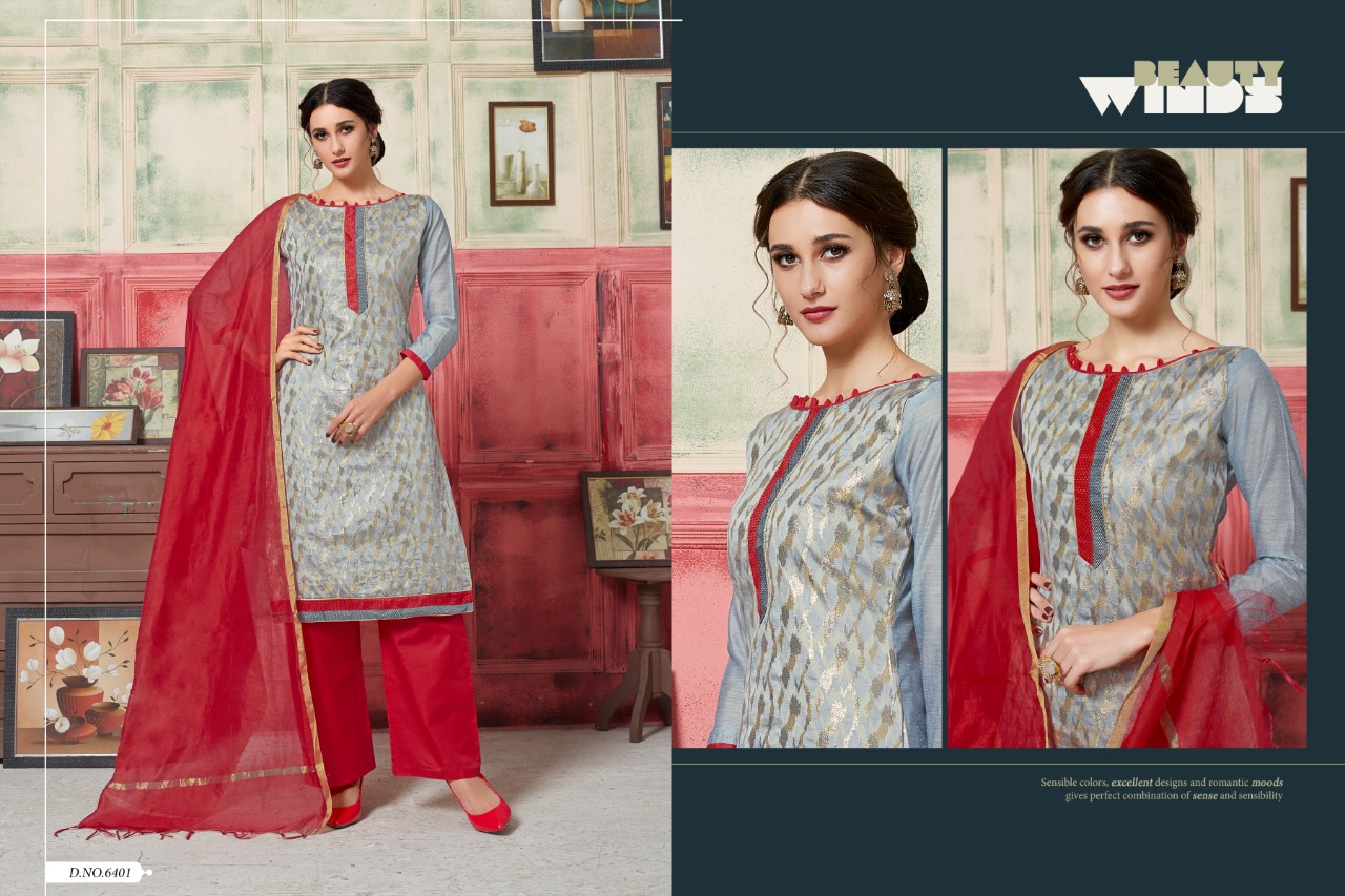 Sanofi By Micro Designer 6401 To 6408 Series Designer Collection Beautiful Stylish Fancy Colorful Party Wear & Occasional Wear Fancy Jacquard Dresses At Wholesale Price