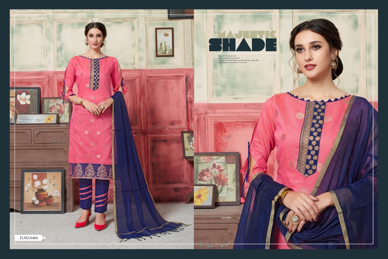 Sanofi By Micro Designer 6401 To 6408 Series Designer Collection Beautiful Stylish Fancy Colorful Party Wear & Occasional Wear Fancy Jacquard Dresses At Wholesale Price