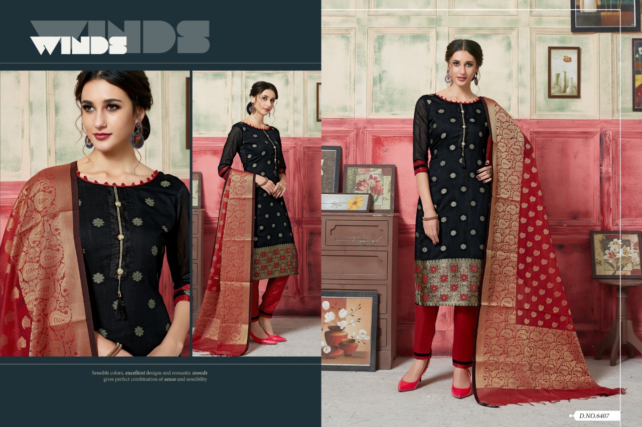 Sanofi By Micro Designer 6401 To 6408 Series Designer Collection Beautiful Stylish Fancy Colorful Party Wear & Occasional Wear Fancy Jacquard Dresses At Wholesale Price