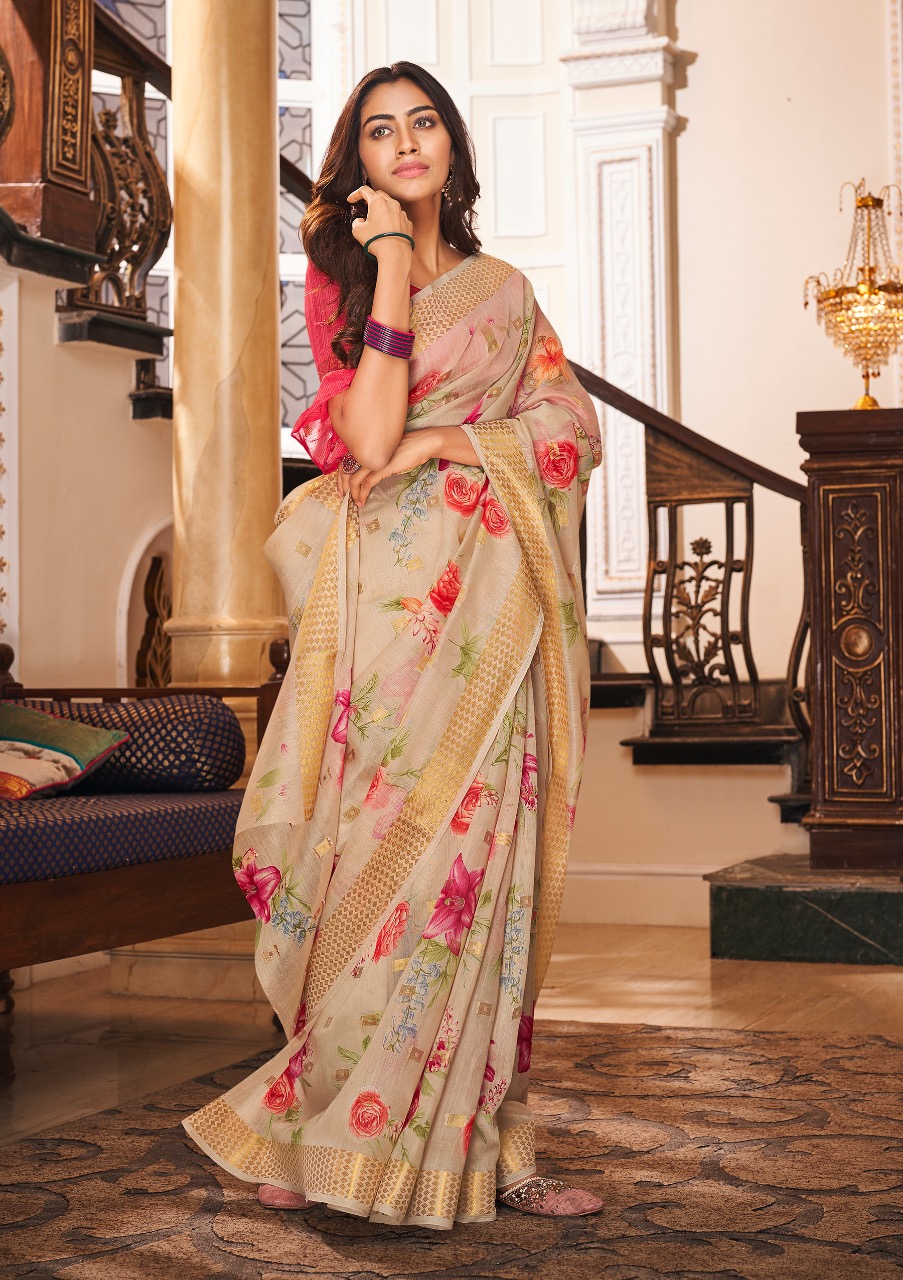Senorita Cotton By Shangrila 51241 To 51252 Series Indian Traditional Wear Collection Beautiful Stylish Fancy Colorful Party Wear & Occasional Wear Jacquard Digital Printed Sarees At Wholesale Price