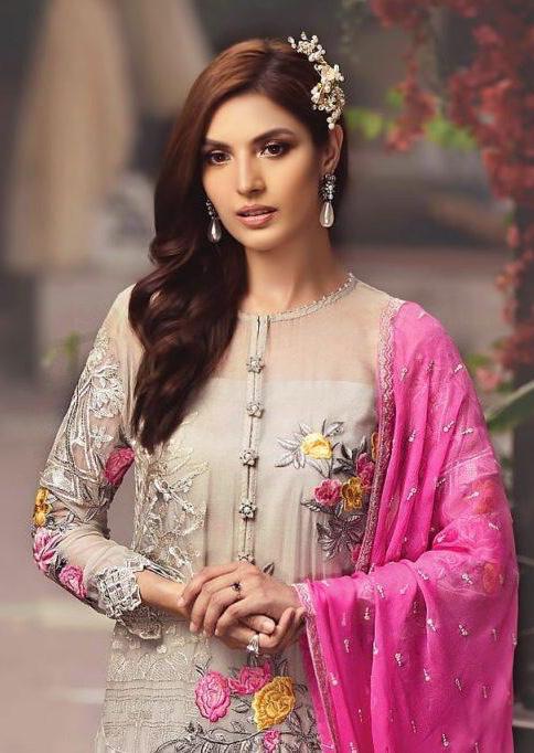 Serine Premium Collection Dn-3 By Kalakari Nx Beautiful Stylish Designer Printed And Embroidered Party Wear Occasional Wear Georgette With Zari Work Embroidered Dresses At Wholesale Price