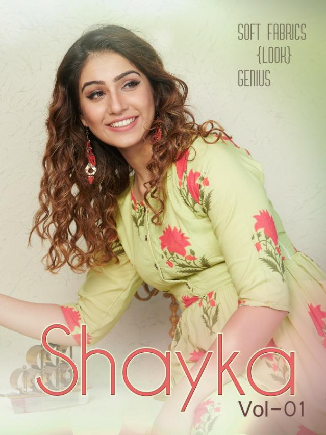 Shayka Vol-1 By Tejavee 1001 To 1006 Series Beautiful Stylish Fancy Colorful Casual Wear & Ethnic Wear & Ready To Wear Heavy Muslin Digital Printed Gowns At Wholesale Price