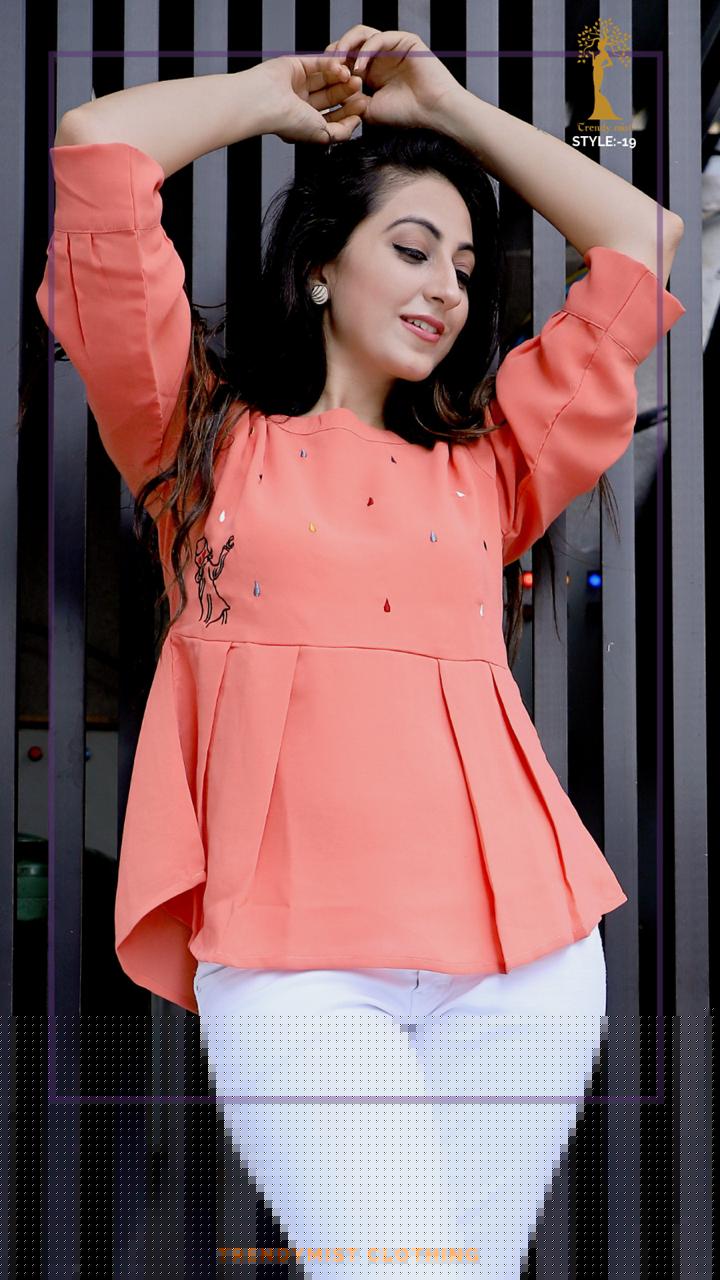Style Vol-19 By Trendymist 01 To 03 Series Beautiful Stylish Fancy Colorful Casual Wear & Ethnic Wear & Ready To Wear Imported Fabrics Kurtis At Wholesale Price