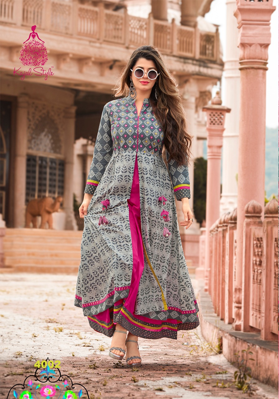 The Mumtaz Vol-4 By Kajal Style 4001 To 4008 Series Beautiful Colorful Stylish Fancy Casual Wear & Ethnic Wear & Ready To Wear Heavy Loan Cotton With Ordinary Printed Kurtis At Wholesale Price