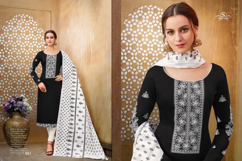 Zemira By Samaira Fashion 900 To 905 Series Beautiful Suits Colorful Stylish Fancy Colorful Casual Wear & Ethnic Wear Pure Cotton Jam Silk With Work Dresses At Wholesale Price