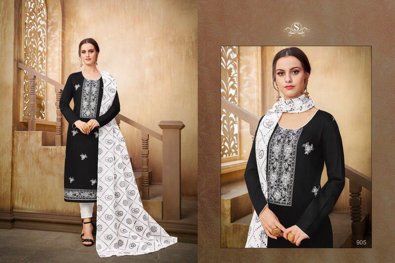 Zemira By Samaira Fashion 900 To 905 Series Beautiful Suits Colorful Stylish Fancy Colorful Casual Wear & Ethnic Wear Pure Cotton Jam Silk With Work Dresses At Wholesale Price